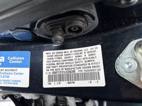 Used 2020 Honda Civic EX image 20