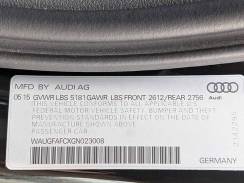 Used 2016 Audi A6 2.0T Premium Plus w/ Premium Plus Package AWD/4WD image 43
