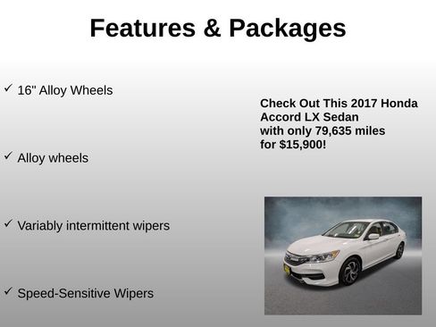 Used 2017 Honda Accord LX image 20