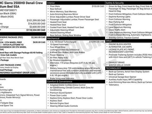 Used 2025 GMC Sierra 2500 Denali w/ Denali Reserve Package AWD/4WD image 1