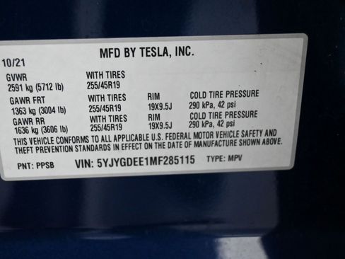 Used 2021 Tesla Model Y Long Range image 8