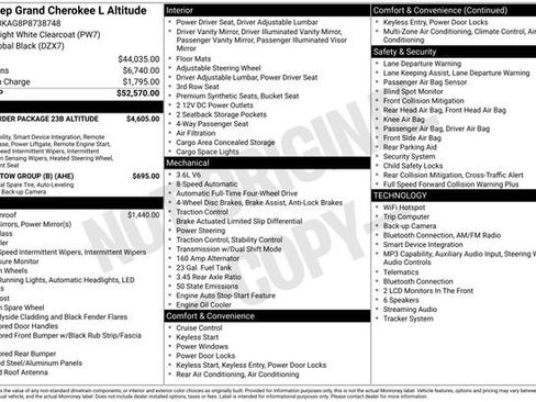 Used 2023 Jeep Grand Cherokee L Laredo AWD/4WD image 6