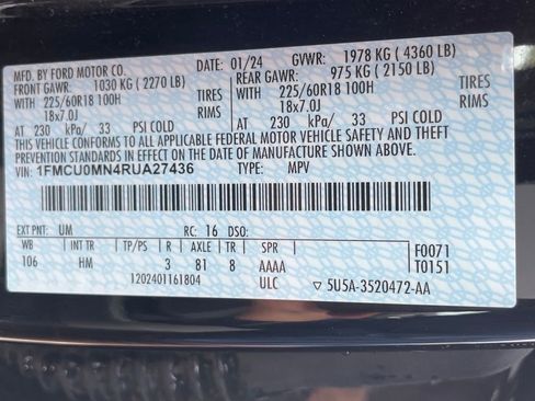 Used 2024 Ford Escape ST-Line image 31