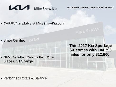 Used 2017 Kia Sportage SX FWD image 3