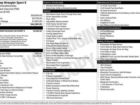 Used 2024 Jeep Wrangler Unlimited Sport AWD/4WD image 10