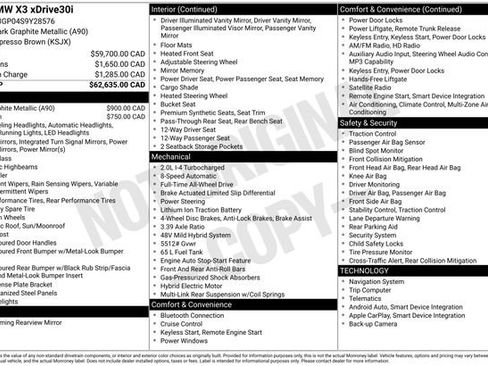 Used 2025 BMW X3 xDrive30i image 19