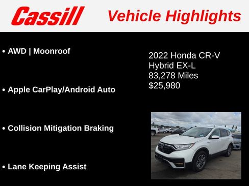 Used 2022 Honda CR-V EX-L image 3