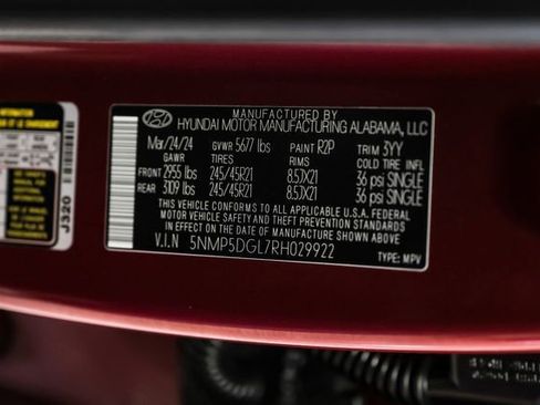 Used 2024 Hyundai Santa Fe Calligraphy AWD/4WD image 50