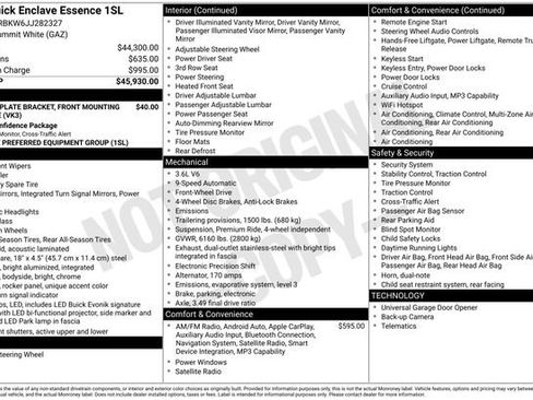 Used 2018 Buick Enclave Essence image 1