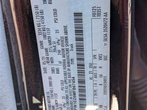 Used 2021 Ford F150 Platinum w/ Equipment Group 701A High image 41