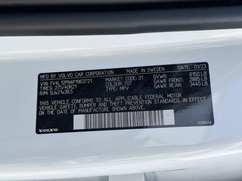 Certified 2023 Volvo XC90 B5 Plus w/ Protection Package AWD/4WD image 27