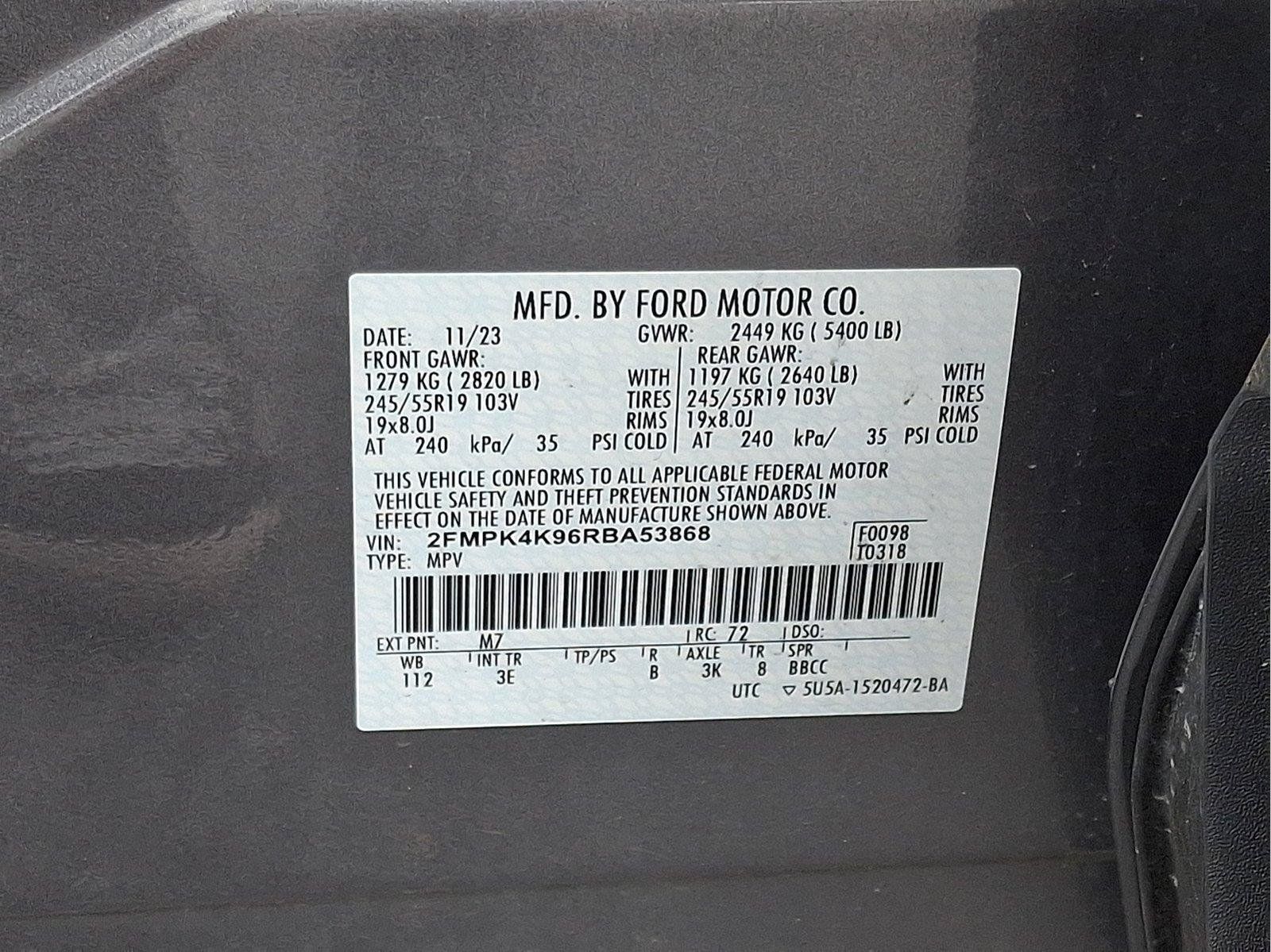 Used 2024 Ford Edge Titanium AWD/4WD image 20