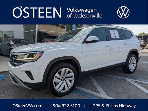 Used 2021 Volkswagen Atlas SEL AWD/4WD image 1