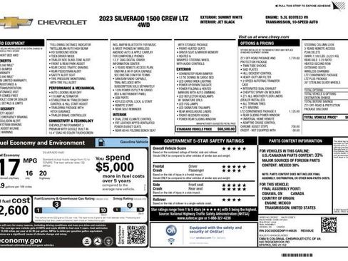 Used 2023 Chevrolet Silverado 1500 LTZ image 3