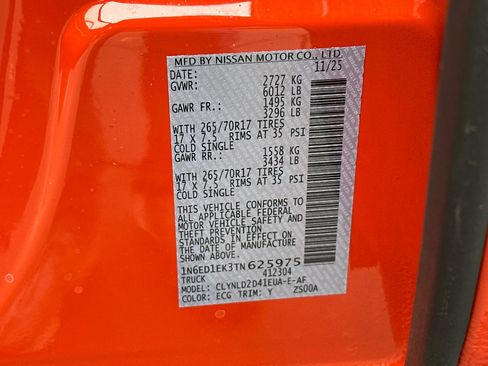 New 2026 Nissan Frontier PRO-4X image 27