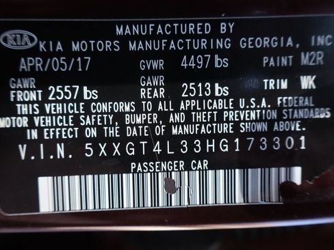 Used 2017 Kia Optima LX w/ Option Group 014 FWD image 45