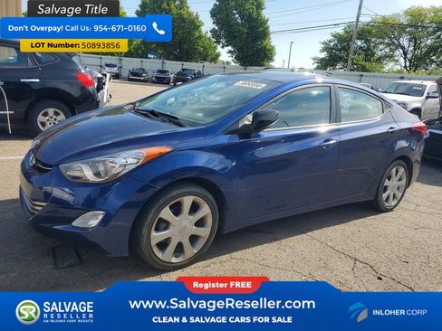 Used 2013 Hyundai Elantra Limited w/ Technology Pkg FWD image 1
