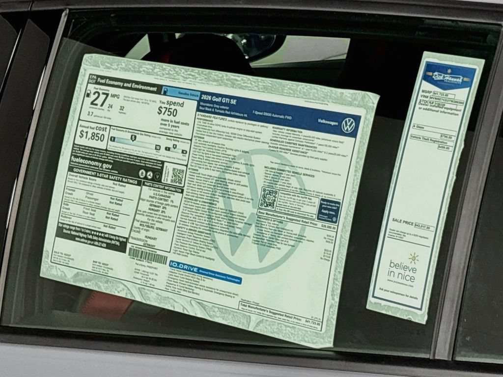 New 2026 Volkswagen GTI SE FWD image 25