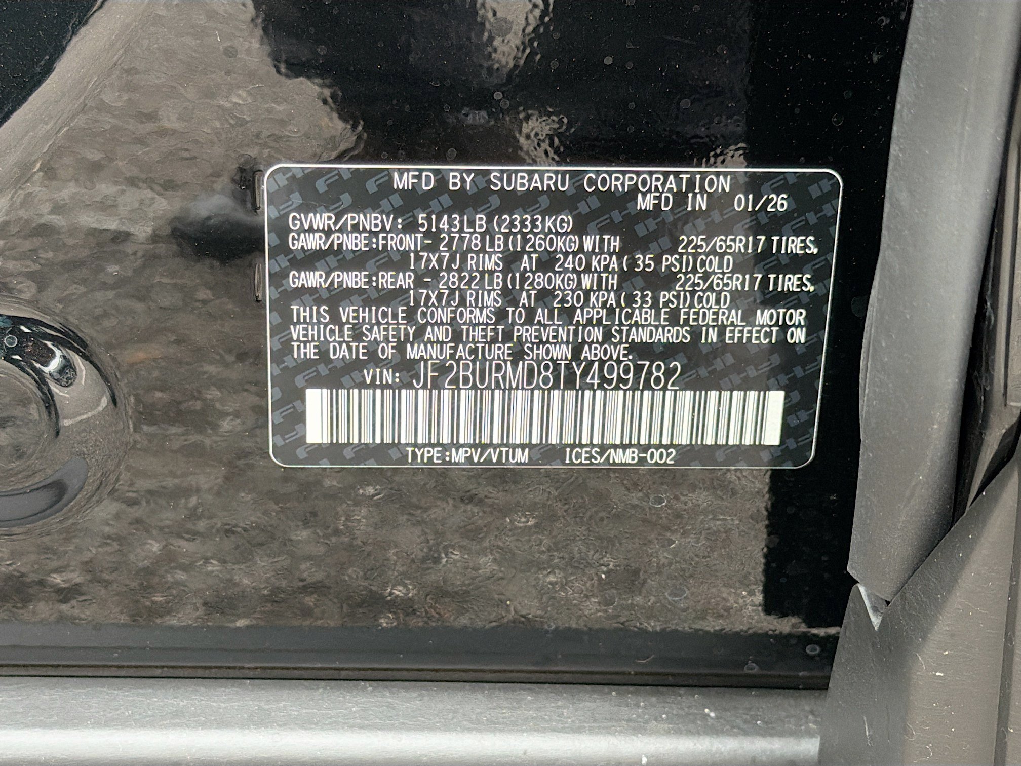 New 2026 Subaru Outback Wilderness AWD/4WD image 43