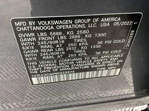 Used 2022 Volkswagen Atlas Cross Sport SE image 30