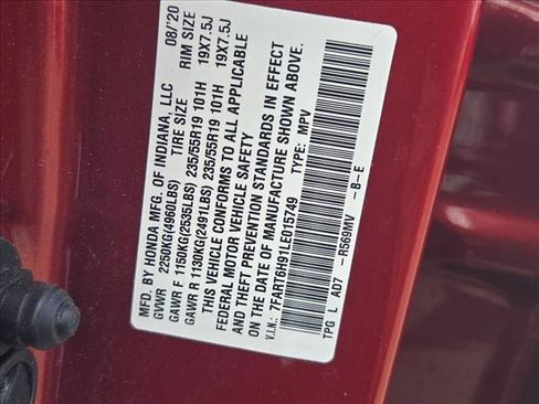 Used 2020 Honda CR-V Touring image 23