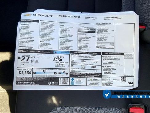 New 2026 Chevrolet TrailBlazer LT image 14