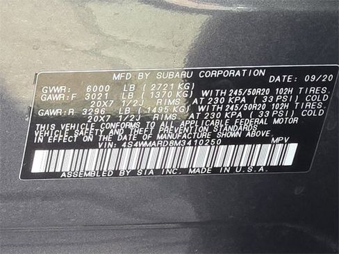 Used 2021 Subaru Ascent Touring image 21