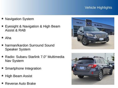 Used 2017 Subaru Outback 3.6R Limited image 5