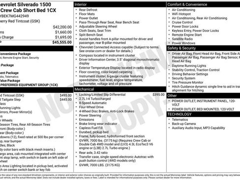 Used 2021 Chevrolet Silverado 1500 Custom image 9