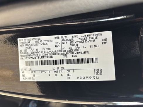 Certified 2020 Ford F250 Lariat w/ Lariat Ultimate Package image 21