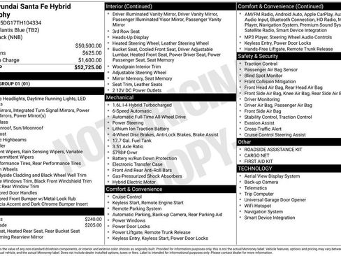 New 2026 Hyundai Santa Fe Calligraphy AWD/4WD image 3