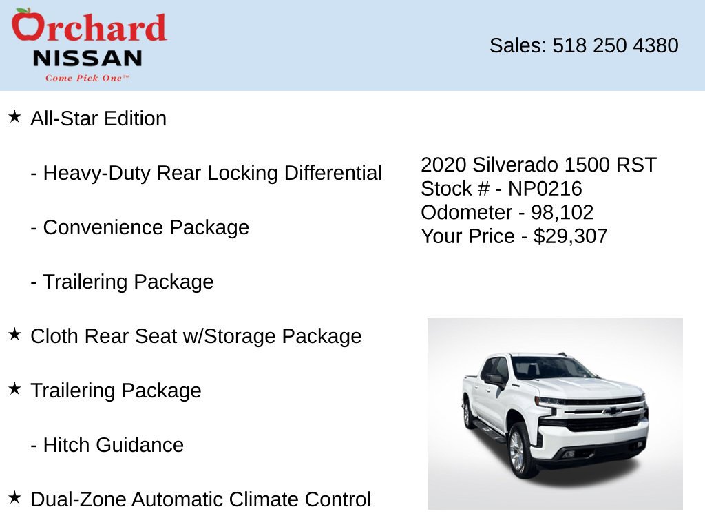 Used 2020 Chevrolet Silverado 1500 RST w/ All-Star Edition AWD/4WD image 14