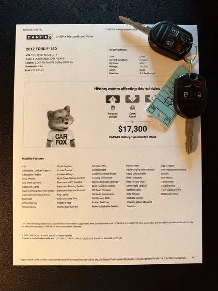 Used 2012 Ford F150 Lariat w/ Off Road Pkg AWD/4WD image 18