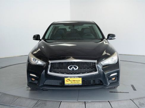 Used 2016 INFINITI Q50 Red Sport 400 w/ Cargo Package AWD/4WD image 2