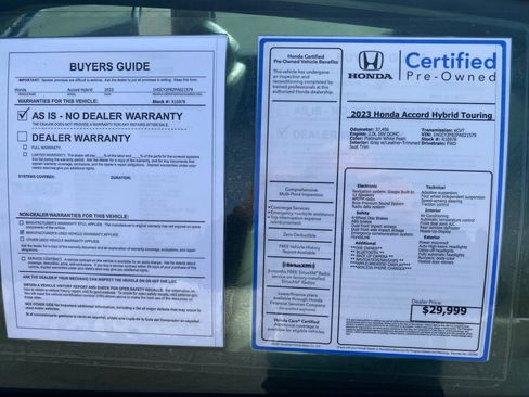 Certified 2023 Honda Accord Touring image 37