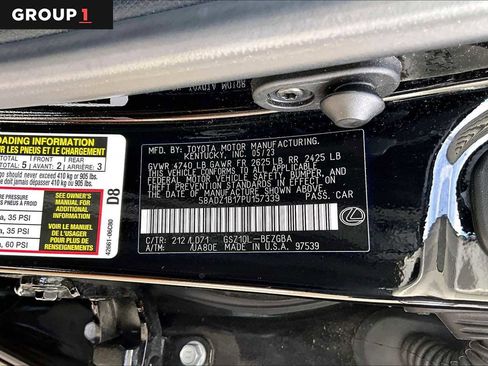 Certified 2023 Lexus ES 350 w/ Premium Package image 33