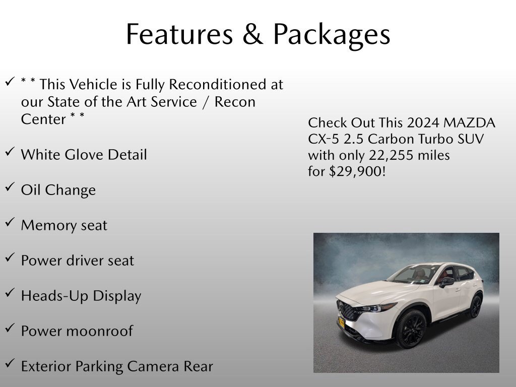 Used 2024 MAZDA CX-5 Carbon Edition AWD/4WD image 4