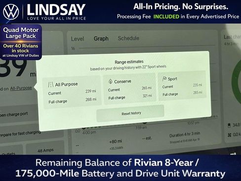 Used 2022 Rivian R1S Launch Edition AWD/4WD image 24