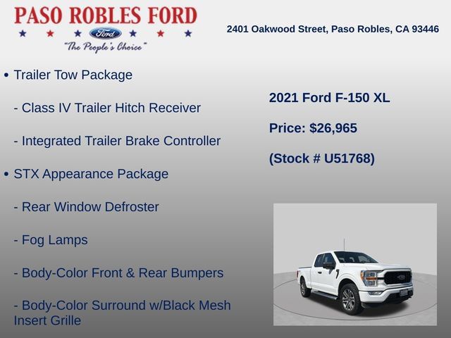 Used 2021 Ford F150 XL w/ Equipment Group 101A High AWD/4WD image 6