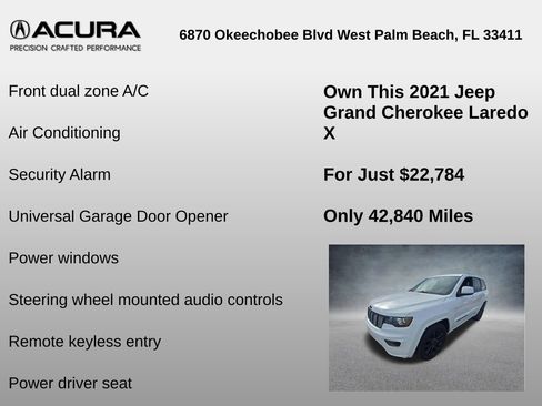 Used 2021 Jeep Grand Cherokee Laredo X image 36