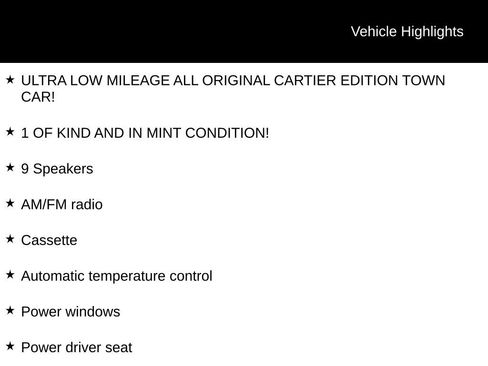 Used 2000 Lincoln Town Car Cartier image 5