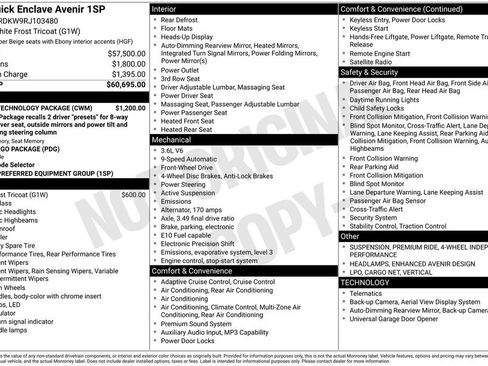 Used 2024 Buick Enclave Avenir w/ Avenir Technology Package image 3