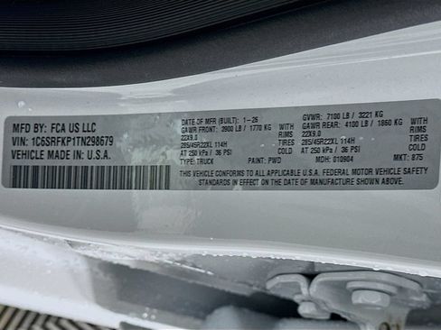 New 2026 RAM 1500 Tungsten w/ Off Road Group AWD/4WD image 20