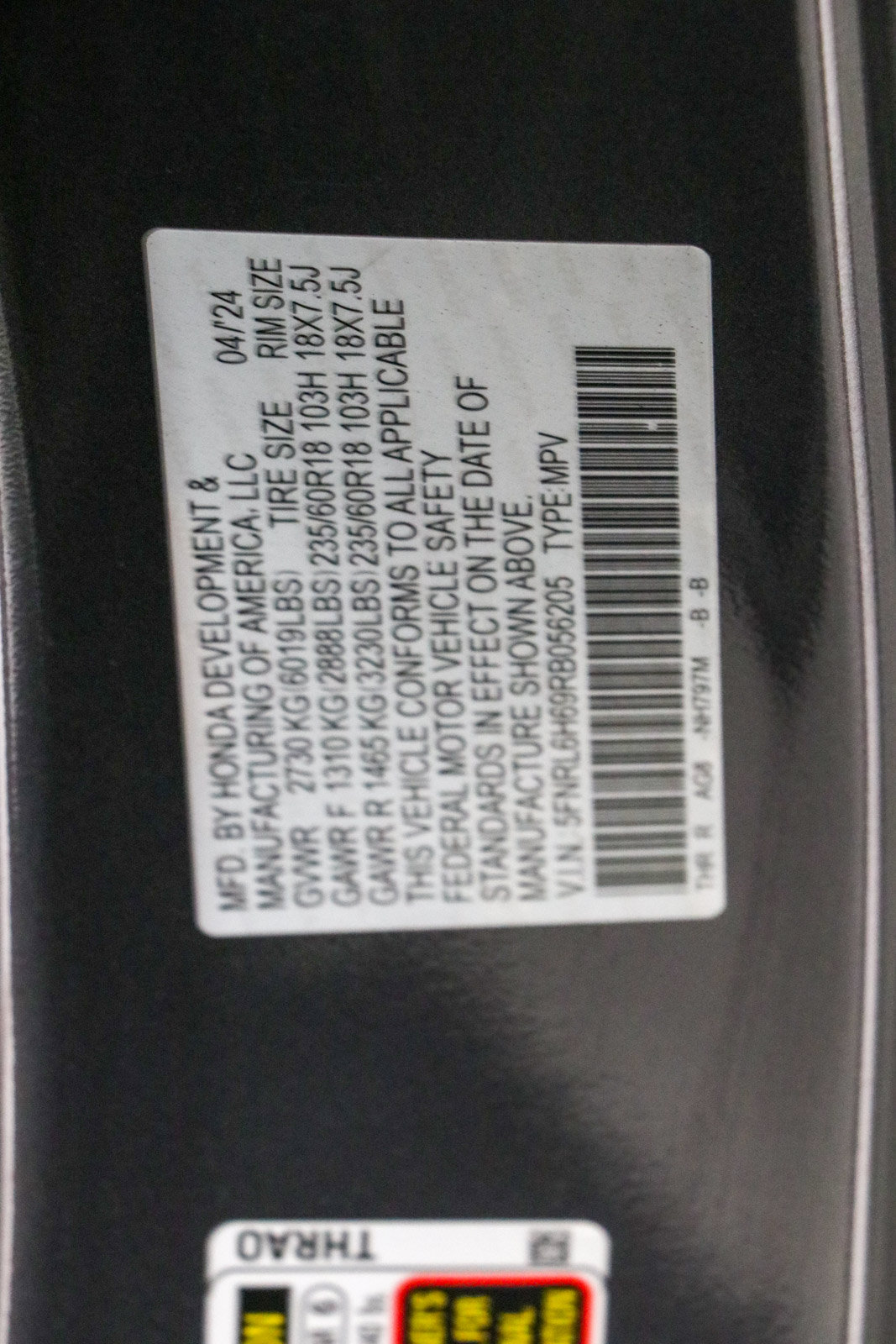 Used 2024 Honda Odyssey EX-L image 35