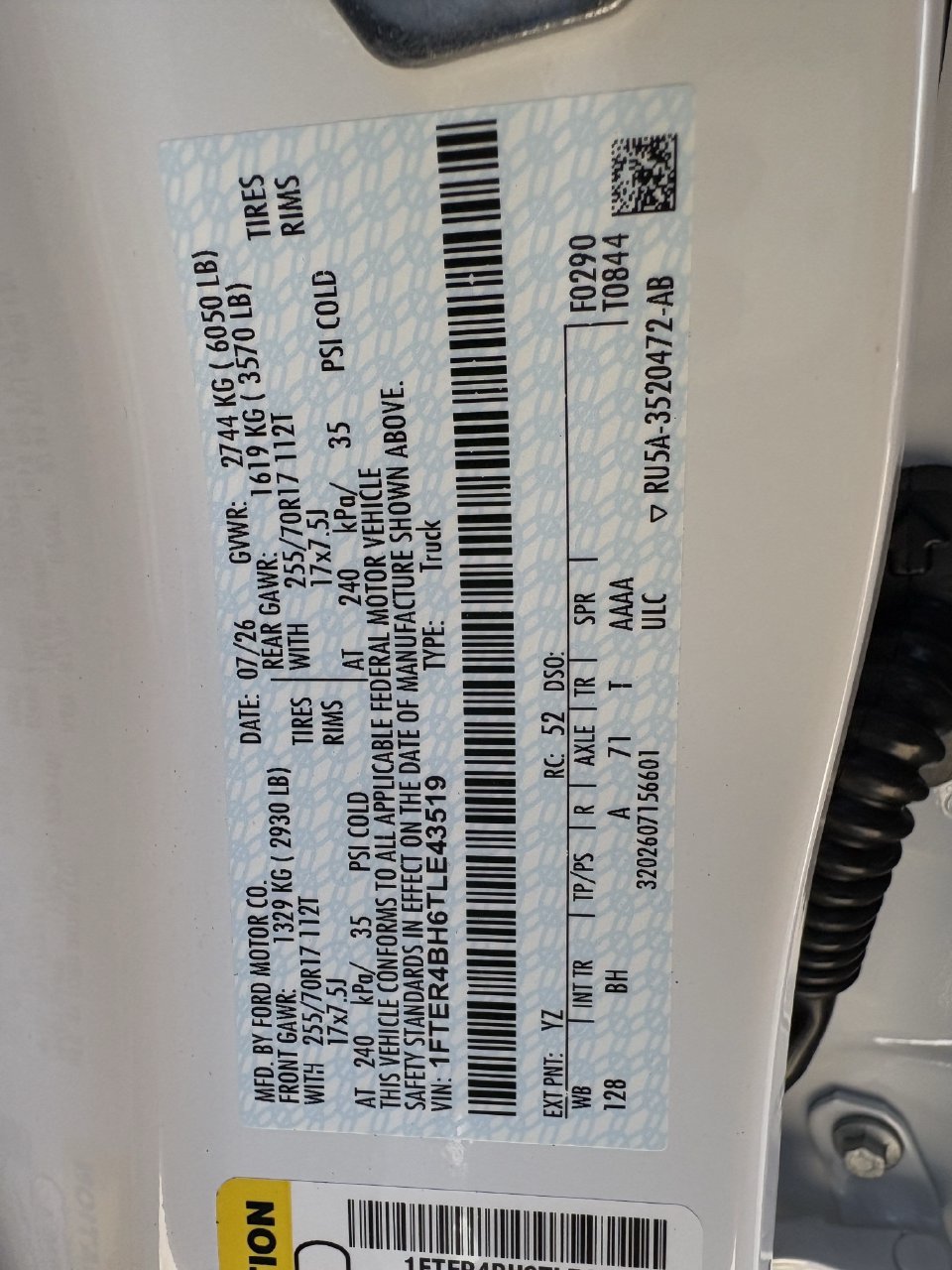 New 2026 Ford Ranger XL RWD image 27