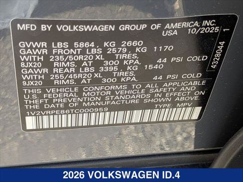 New 2026 Volkswagen ID.4 Pro S image 23