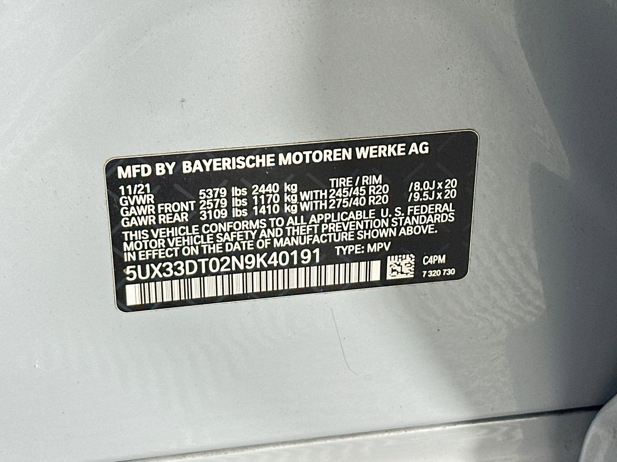 Used 2022 BMW X4 xDrive30i w/ M Sport Package AWD/4WD image 12