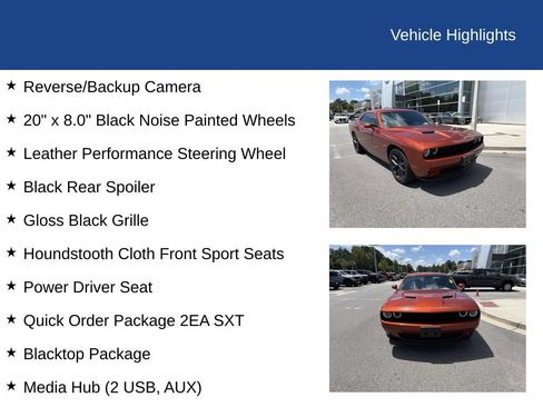 Used 2020 Dodge Challenger SXT w/ Blacktop Package RWD image 13