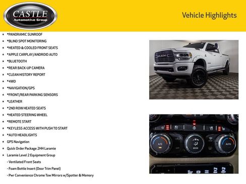Used 2019 RAM 2500 Laramie AWD/4WD image 3
