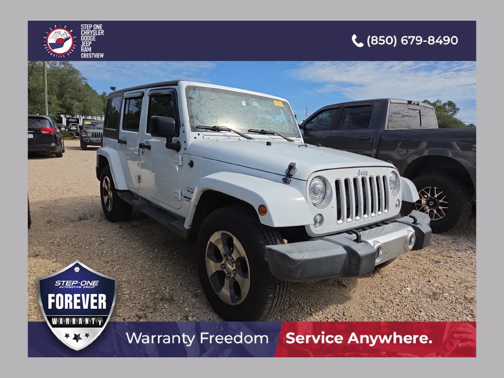 Used 2017 Jeep Wrangler Unlimited Sahara w/ Connectivity Group AWD/4WD image 1